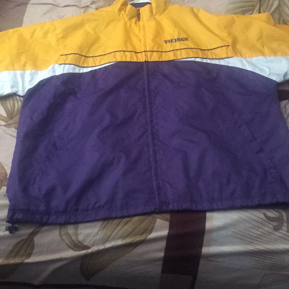 A windbreaker jacket with a really soft material..